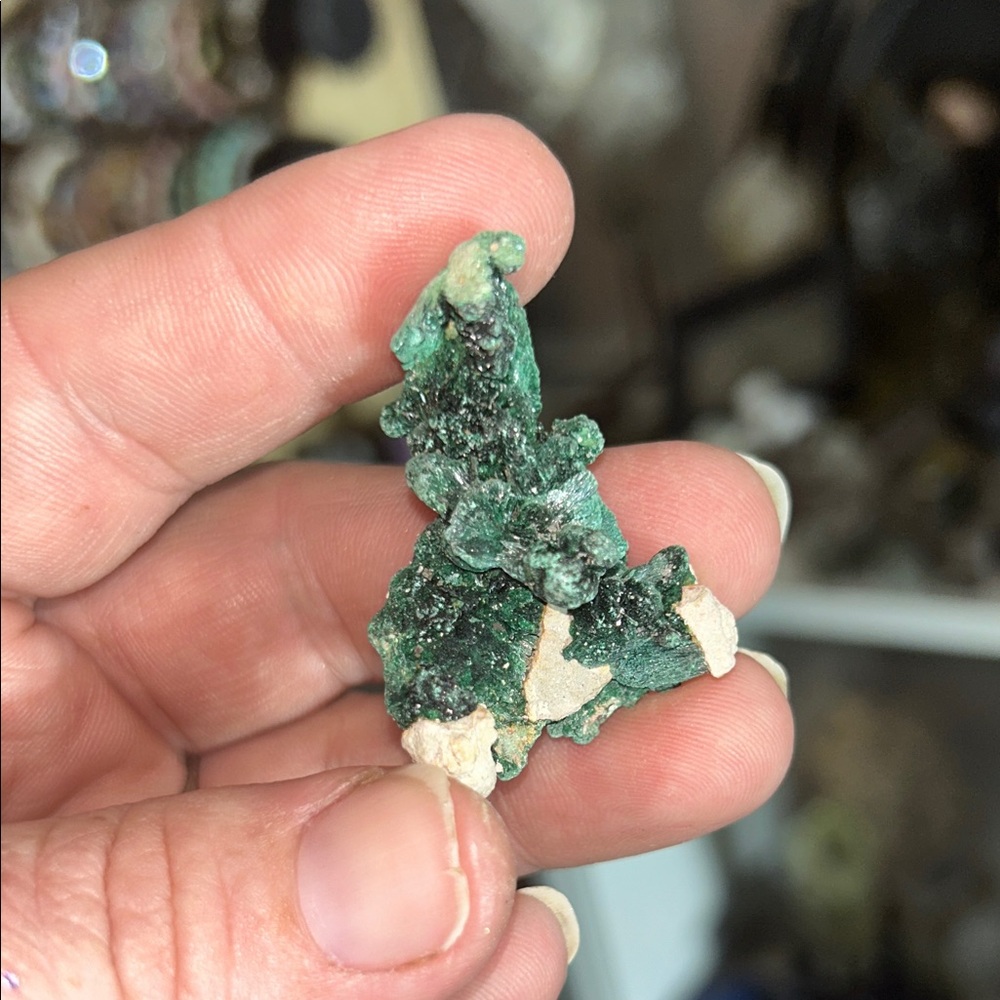 Malachite Spray Mineral Specimen